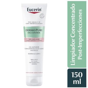 Eucerin DermoPure Oil Control Triple Effect Gel Limpiador Concentrado - Tubo 150 ml