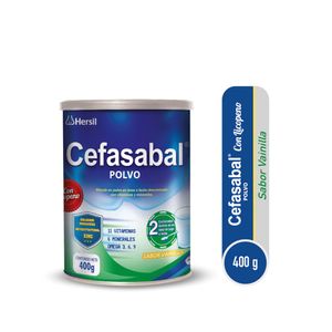 Cefasabal Polvo Sabor Vainilla - Lata 400 g