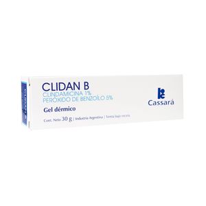 Clidan B 1% + 5% Gel Dérmico - Tubo 30 g