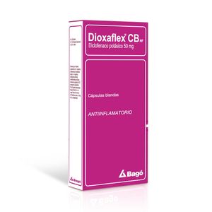 Dioxaflex CB NF 50 mg Cápsulas - Blíster 8 und