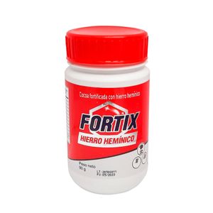 Fortix Hierro Hemínico Cocoa en Polvo - Frasco 90 g