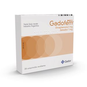 Gadofem 2 mg + 1 mg Comprimidos - Caja 28 und