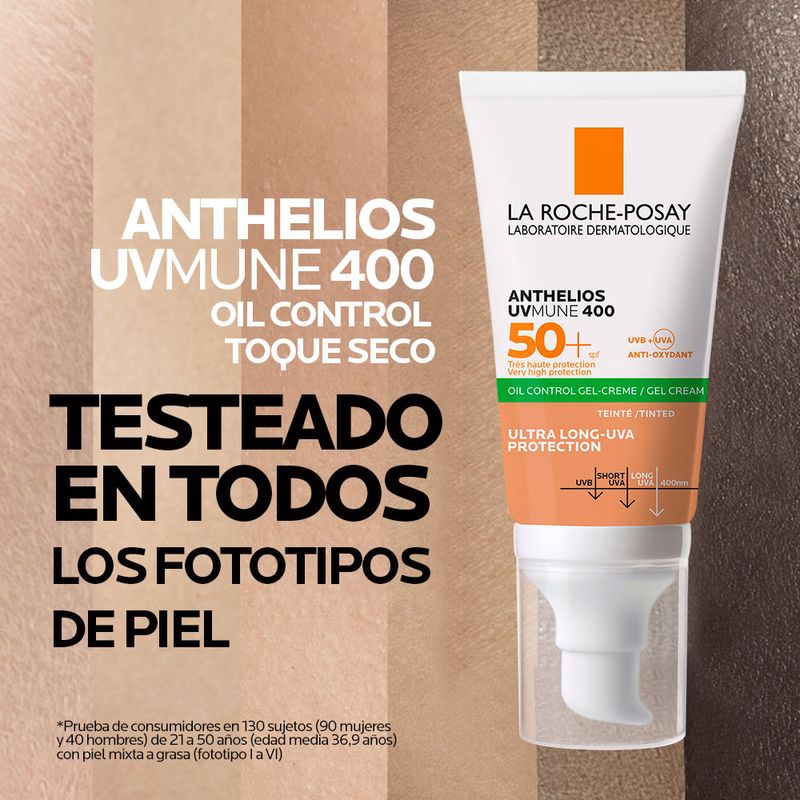 La-Roche-Posay-Anthelios-Uvmune-400-Oil-Control-Gel-SPF50-Con-Color---Frasco-50-ml