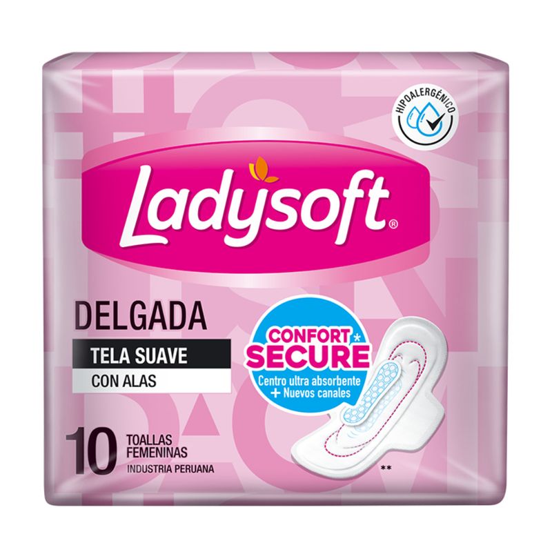 Ladysoft-Delgada-Toallas-Higienicas---Bolsa-10-und