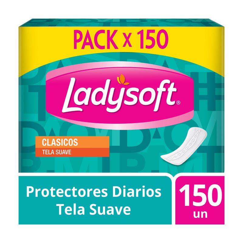 Ladysoft-Protectores-Diarios-Clasicos---Bolsa-150-und