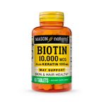 Mason-Biotin-10-000-mcg-Plus-Keratin-100-mg-Tabletas---Frasco-60-und