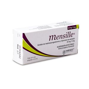 Mensille 25 mg/5 mg Suspensión Inyectable - Ampolla 0.5 ml