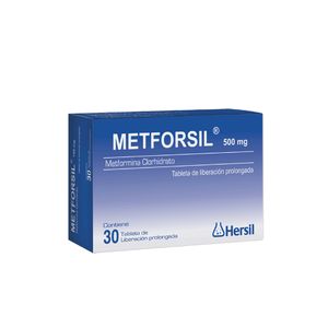 Metforsil 500 mg Tabletas - Caja 30 und