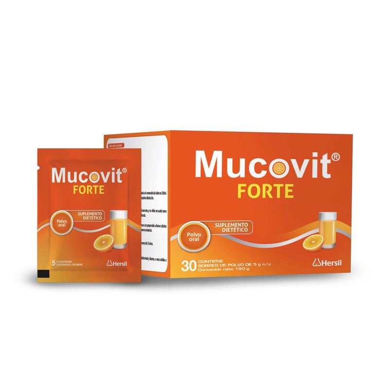 Mucovit-Forte-Granulado-para-Solucion-Oral-Sobres---Caja-30-und