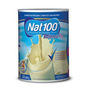 Nat100 Balance Plus+ Polvo Sabor Vainilla - Lata 900 g