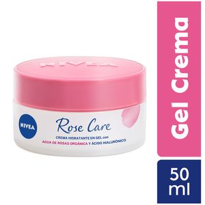 Nivea Rose Care Crema Hidrantante en Gel - Pote 50 ml