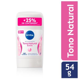 Nivea Tono Natural Classic Antitranspirante en Barra - Frasco 54 g