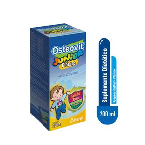 Osteovit Junior Suspensión Oral Sabor Plátano - Frasco 180 ml