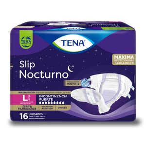 Tena Slip Nocturno Pañal para Adultos Talla L - Bolsa 16 und