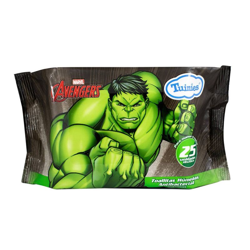 Tuinies-Avengers-Toallitas-Humedas-Diseño-Aleatorio---Bolsa-25-und