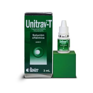 Unitrav T 0.004% + 0.5% Solución Oftálmica - Frasco 3 ml