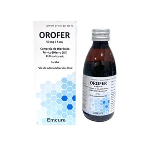 Orofer 50 mg/5 ml Jarabe - Frasco 1 und