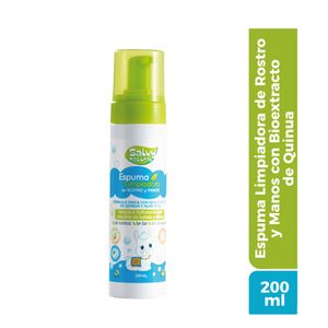 Salvy Natural Espuma Limpiadora de Rostro y Manos -  Frasco 200 ml