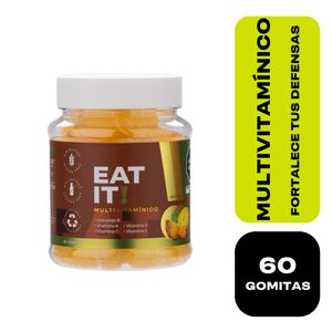 Eat It! Multivitamínico Gomitas Sabor Piña - Frasco 60 und