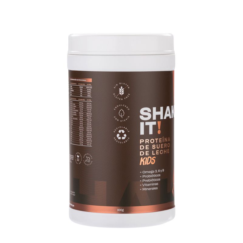 Shake-It--Proteina-de-Suero-de-Leche-Kids-Sabor-Chocolate---Frasco-900-g