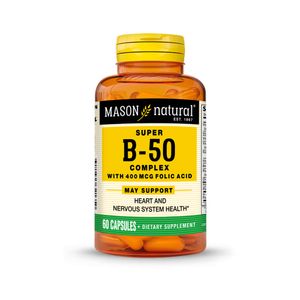 Mason Super B 50 Complex Cápsulas - Frasco 60 und