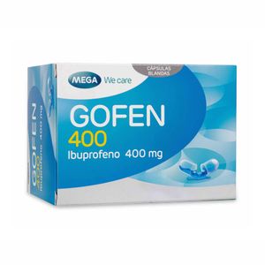 Gofen 400 mg Cápsulas Blandas - Blíster 10 und