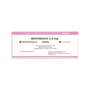 Metotrexato 2.5 mg PM Tabletas - Blíster 10 und