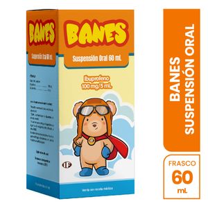 Banes 100 mg/5 ml Suspensión Oral - Frasco 60 ml