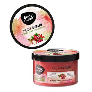 Body Natur Exfoliante Corporal de Frutos Rojos - Pote 200 ml