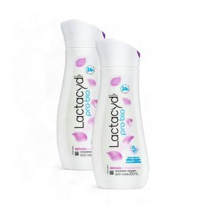 2x1 Lactacyd Pro Bio Delicata Jabón Íntimo Aroma Jazmín - Pack 2 und (200 ml c/u)