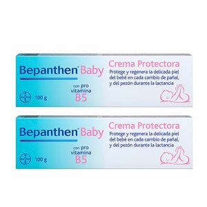 Pack x 2 Bepanthen Baby Crema Protectora 100 g c/u - Pack 2 und