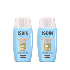 Pack x 2 Isdin Fotoprotector Fusion Water Magic SPF50 50 ml c/u - Pack 2 und