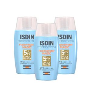 Pack x 3 Isdin Fotoprotector Fusion Water Magic SPF50 50 ml c/u - Pack 3 und