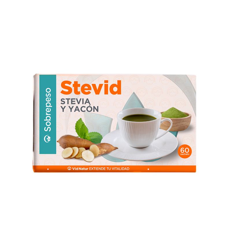 Vid-Natur-Stevid-Stevia-con-Yacon-Sobres---Caja-60-und