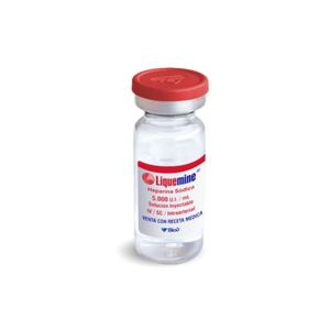 Liquemine 5000 UI/ml Solución Inyectable - Vial 5 ml