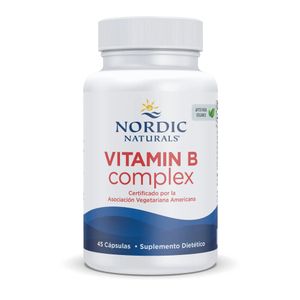 Nordic Naturals Vitamin B Complex Cápsulas - Frasco 45 und