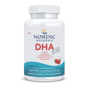 Nordic Naturals DHA Xtra Cápsulas Blandas - Frasco 60 und