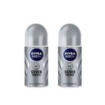 Pack-x-2-Nivea-Men-Silver-Protect-Roll-On-50-ml-c-u