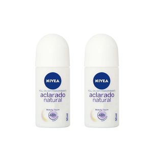 Pack x 2 Nivea Tono Natural Beauty Roll On 50 ml c/u