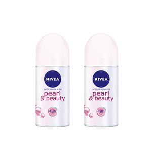 Pack x 2 Nivea Pearl & Beauty Roll On 50 ml c/u