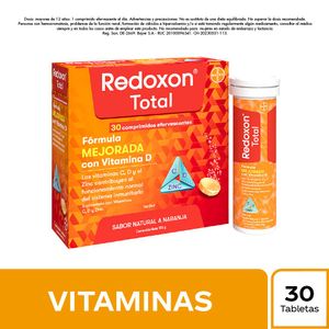 Redoxon Total Comprimidos Efervescentes - Caja 30 und