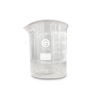 Vaso Precipitado de Vidrio 500 ml - Bolsa 1 und