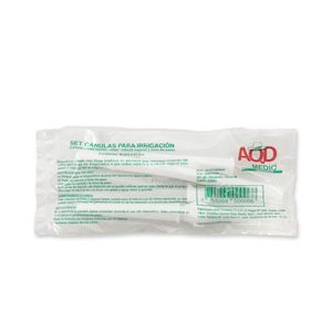 AQD Set de Cánulas para Irrigación 4 Piezas - Bolsa 1 kit