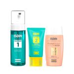 Pack-Isdin-Acniben-Limpiador-150ml---Gel-40ml---Fusion-Water-Color-Medium-50ml