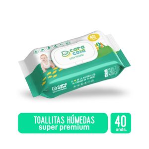 Caracola Super Premium Toallitas Húmedas - Bolsa 40 und