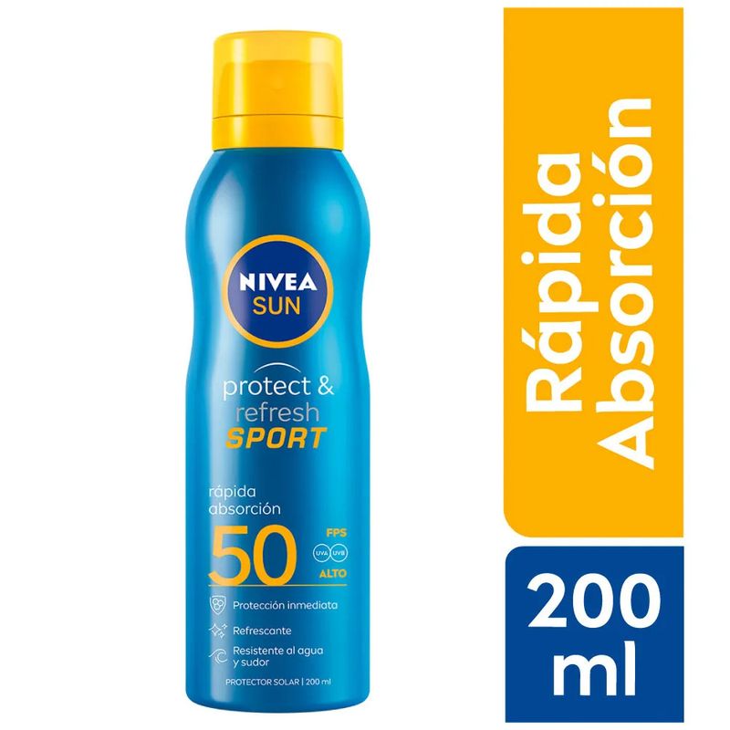 Nivea-Sun-Protect---Refresh-Protector-Solar-FPS50-Spray---Frasco-200-ml