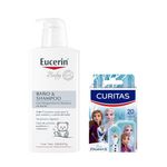 Pack-Eucerin-Baby-Baño---Shampoo-400-ml---Curitas-Frozen-20-und