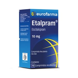 Etalpram 10 mg Comprimidos Recubiertos - Caja 10 und