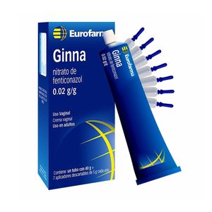 Ginna 0.02 g/g Crema Vaginal 40 g + 7 Aplicadores - Caja 1 kit