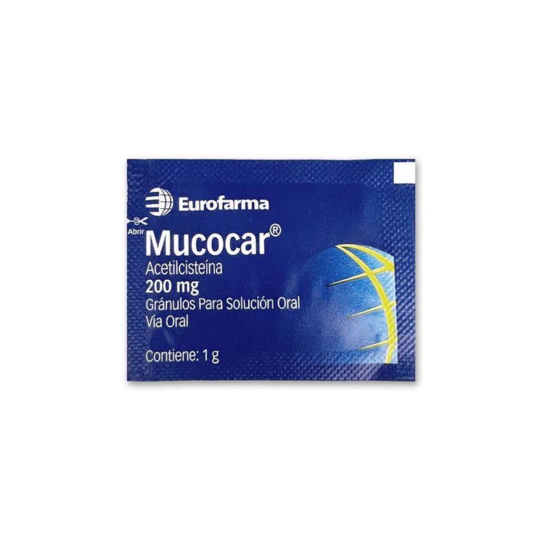 Mucocar-200-mg-Granulos-para-Solucion-Oral---Sobre-1-g